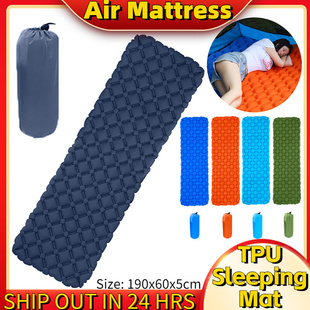 Outdoor Sleeping Pad Camping Tent Travel Mat Inflatable