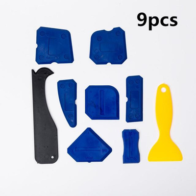 9 Pcs/set Caulking Tool Kit Silicone Sealant Finishing Tools