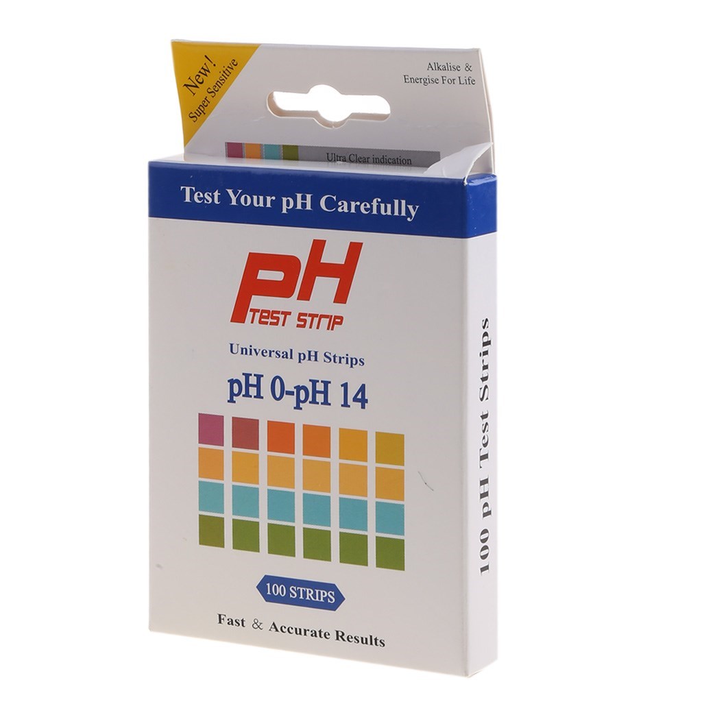 100pcs PH Test Strips 0-14 Scale Premium Litmus Tester Paper