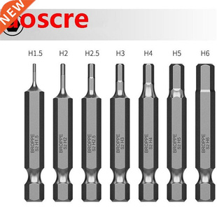 BROPPE Screwdriver Hex H1.5 Hexagon Magnetic 10Pcs Bits