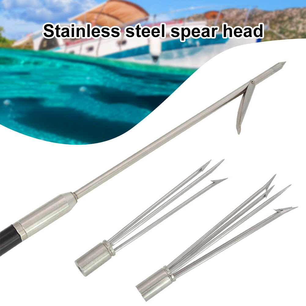 1/ 3 / 5 Prong Fishing Tackle Gaffs Barbed Diving Spears Gig
