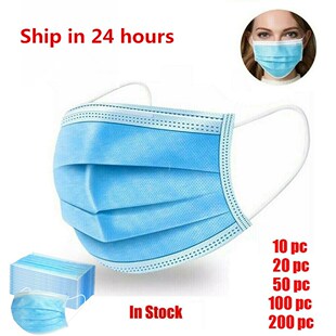 10-200pcs Disposable Face Masks Skin Care Nonwoven Melt-blow