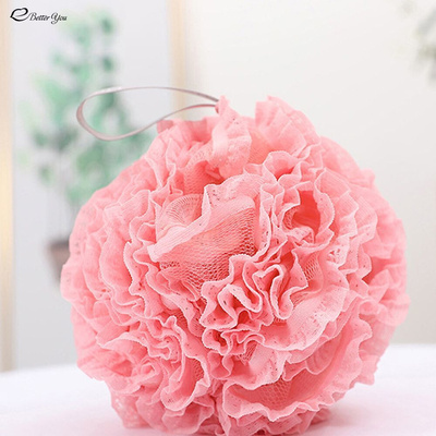 Large Size Bath Shower Loofah Sponge Pouf Body Wash Scrubber