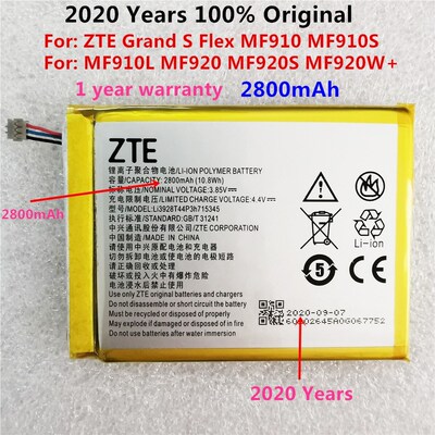 Original 2800mAh LI3820T43P3h715345 Battery For ZTE Grand S