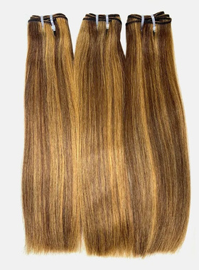 4/27Highlight Color Bone Straight Raw Cuticle Aligned Bundle