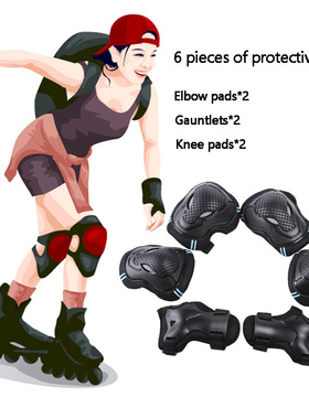 6-Piece Knee Pads Protective Gear Set Sports Knee Pads Elbow