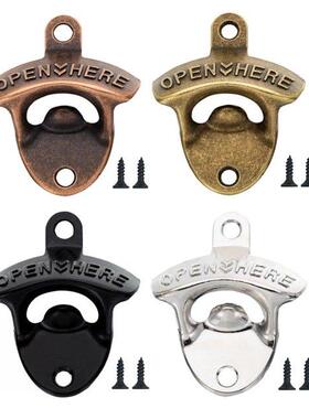 Retro Bottle Opener Wall Mounted Wine Beer Opener Tools Bar