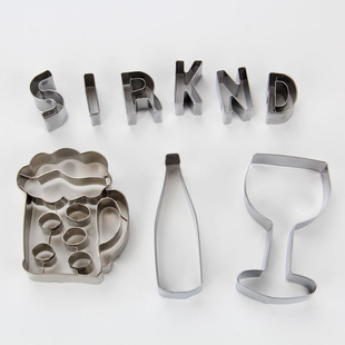 4pcs Bear cookie cutters set for cake decoration