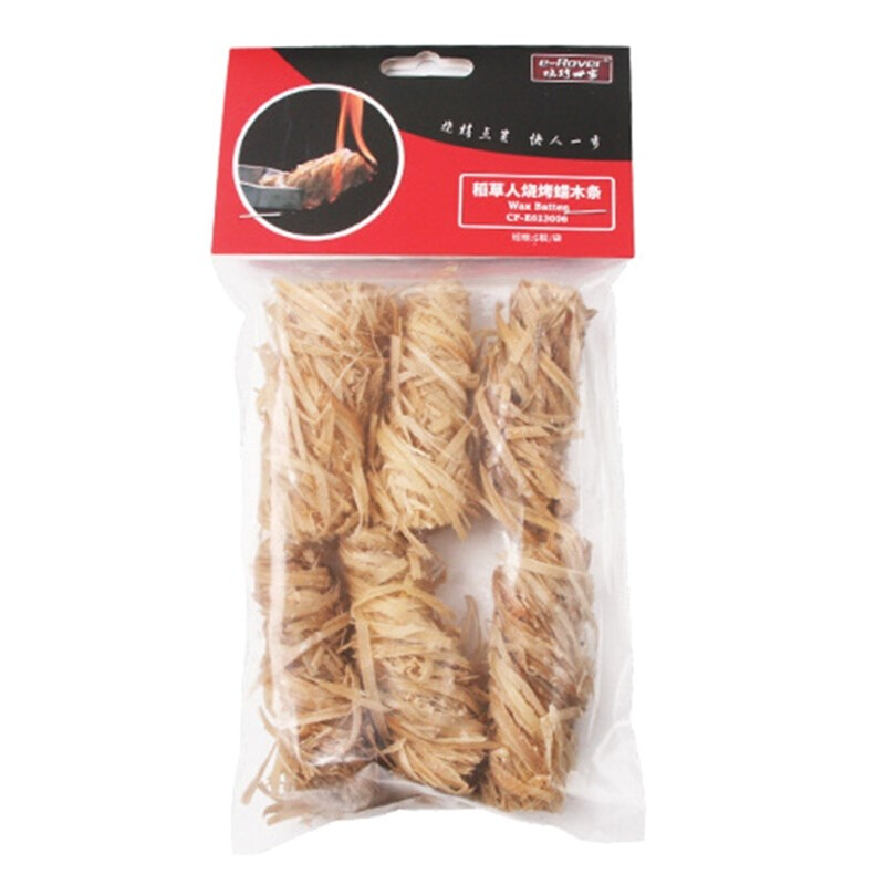 449C 6pcs Natural Eco Firelighter Wax Wood Stick Biodegradab