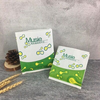 Snack bag oil proof paper bag food packaging paper bag dispo