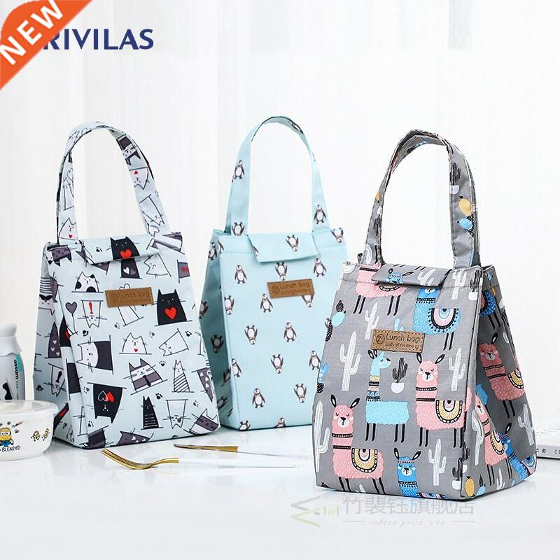 Brivilas cooler lunch bag fashion ctue cat multicolor bags
