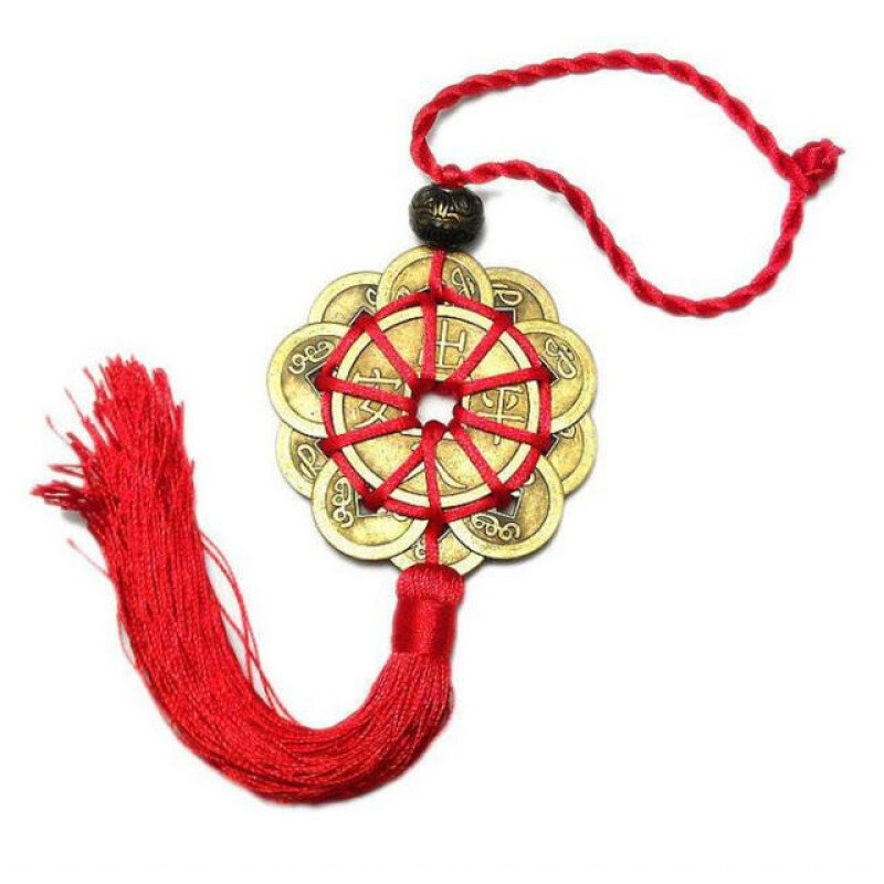 10 Lucky Charm Ancient I CHING Coins Prosperity Protection G
