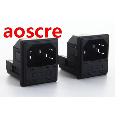 All copper card type AC power socket socket holder with doub