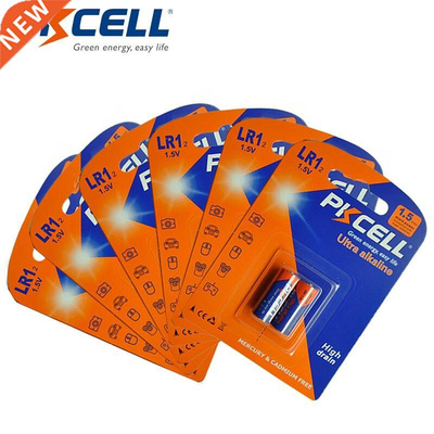 12pcs/6cards 1.5V Alkaline Battery N Size LR1 E90 MN9100 91