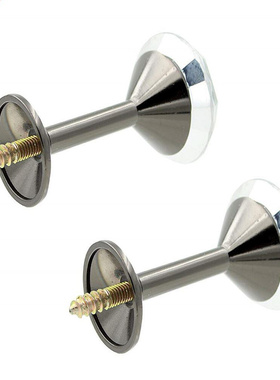 2PC Crystal Curtain Hooks Curtain Buckle Wall Holdbacks Deco