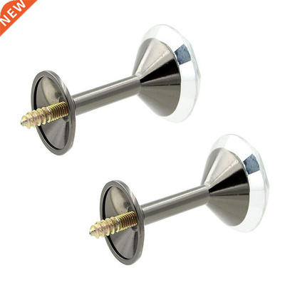 2PC Crystal Curtain Hooks Curtain Buckle Wall Holdbacks Deco