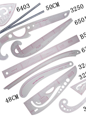 9PCS/SET Cutting Ruler Sewing Feet Tailor-Foot Put Yardstick