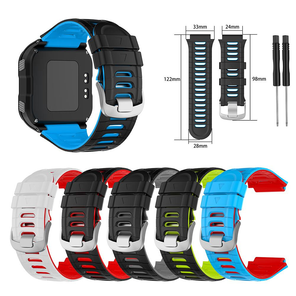Silicone Watchband Strap For Garmin Forerunner 920XT Colorfu