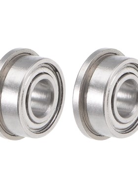 F684ZZ Flange Ball Bearing 4x9x4mm Shielded Chrome Bearings