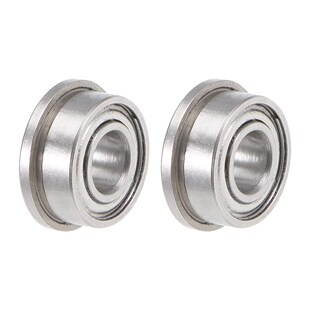 F684ZZ Flange Ball Bearing 4x9x4mm Shielded Chrome Bearings