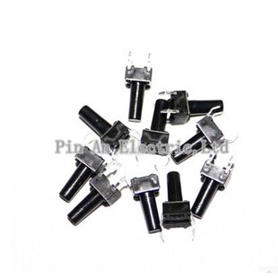 Tact 6x6x13MM Micro Button Push Tactile G96 4PIN lot 50pcs