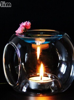 NOOLIM High Quality Glass Oil Burner Candle Aromatherapy Oi