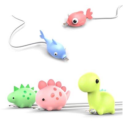 1pc Organizer Animal Bite Cable Protector 适用于 Phone Prote