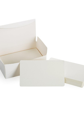 Blank White Cardboard paper Message Card Cards Word Card