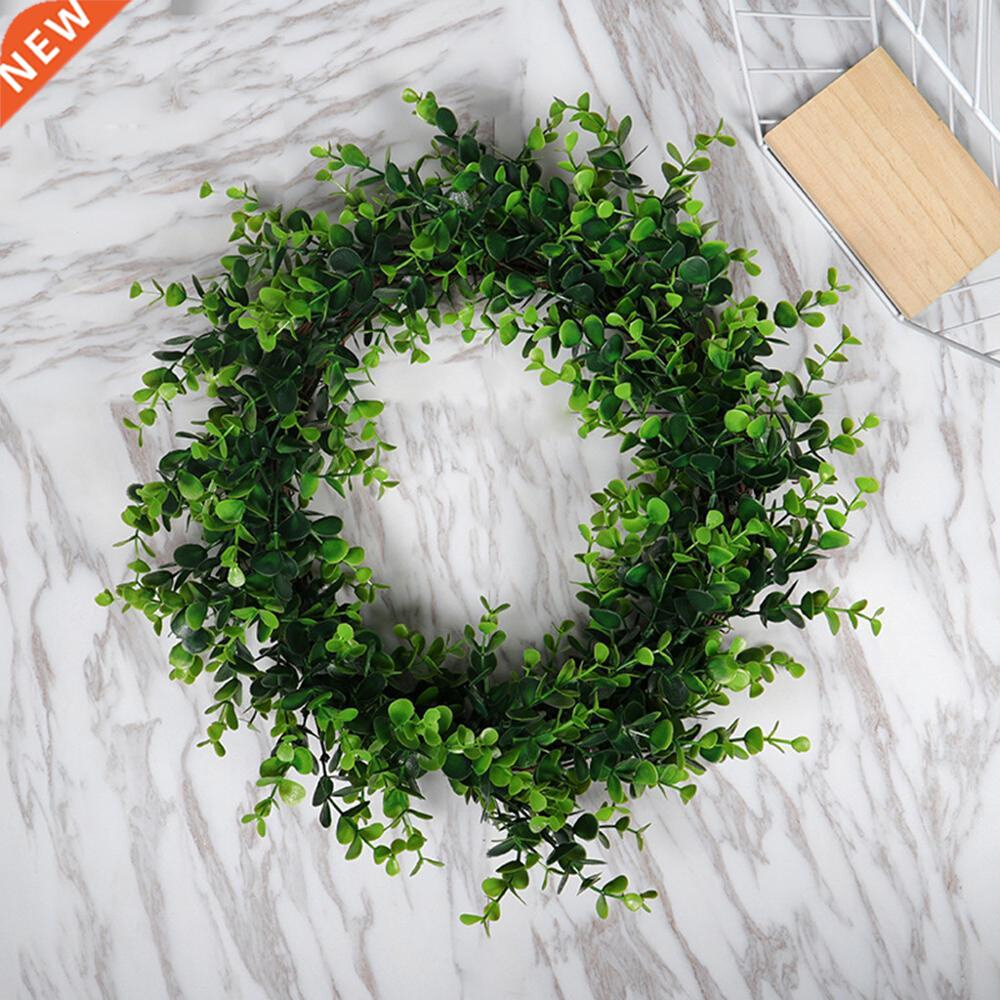Artificial Green Plant Wreath Simulation Green Plant Garland