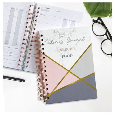 A5 Coil Notebook Binder Fitness Journal Workout Planners