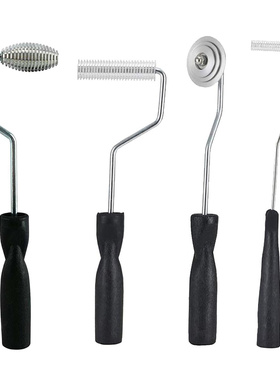 4pcs/Set Fiberglass Roller Kit Bubble Paddle Tool Laminating