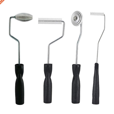 4pcs/Set Fiberglass Roller Kit Bubble Paddle Tool Laminating