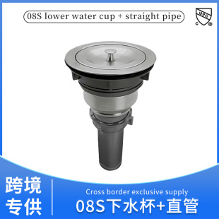 wholesale long filter CUPC bowl drainer thread ceramic