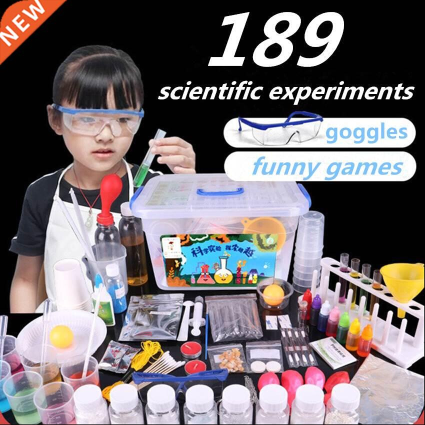 Children's Diy Pretend Play Science Experiment Toy Set H