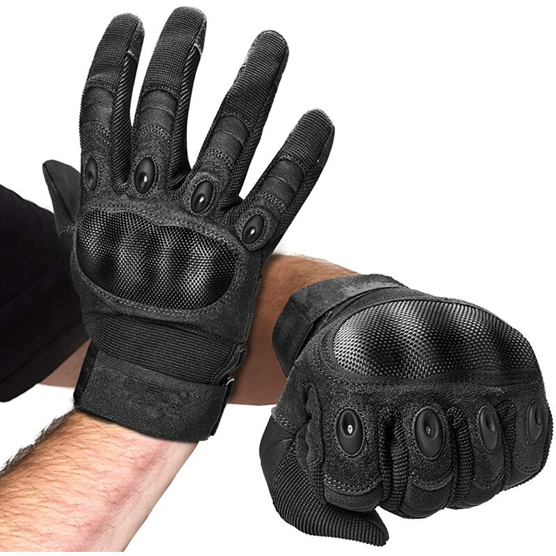 Outdoor Knuckle Tactical Gloves for Men Military Gloves for
