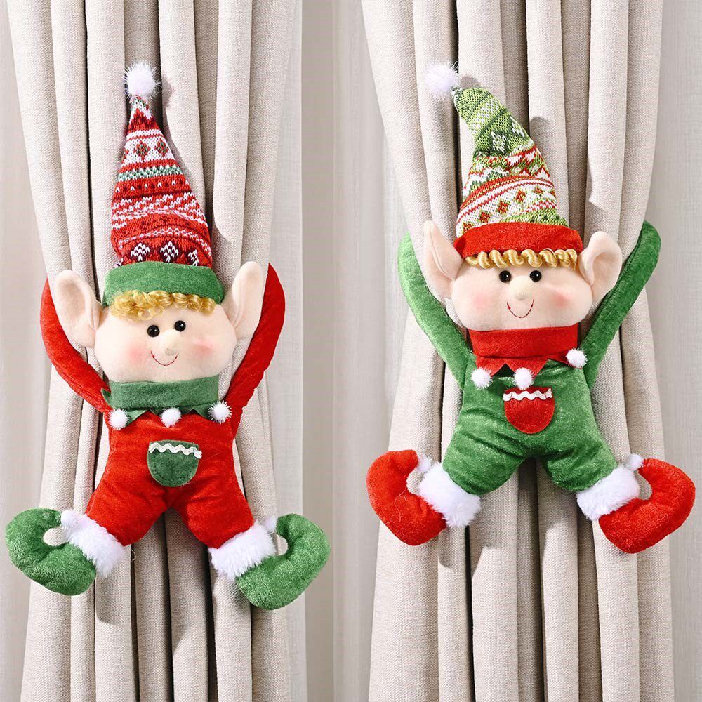 New Christmas Festive Supplies Door Hanging Christmas Elf Cu