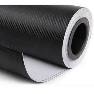 1.27x0.3m Black 3d Carbon Fiber Vinyl Film Car Wrap er Sheet