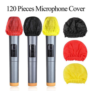 Woven Disposable Microphone 120pcs Covers Non Hygiene Set