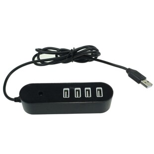 4 Port USB USB 2.0 HUB Power Adapter USB Splitter For Notebo