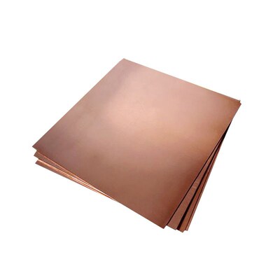 T2 Pure Copper Cu Metal Cut Sheet Plate Processing Custom Th