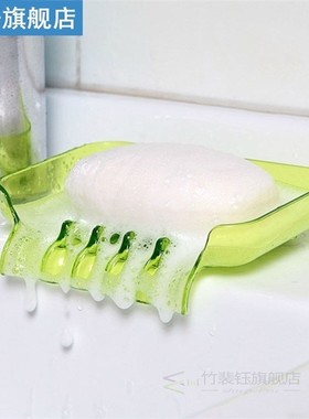 2021 new Concise Colorful Waterfall Soap Dish Plastic Bathro