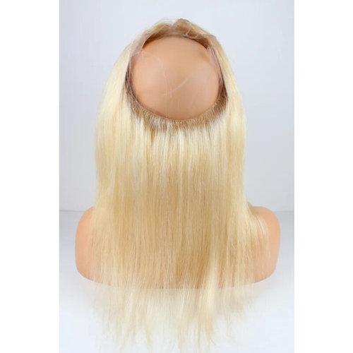 360 head round lace frontal closure #613透明网360前头发块