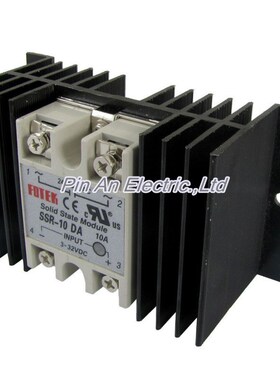 Single Phase Solid State Relay SSR-10DA 10A 3-32V DC 24-380V