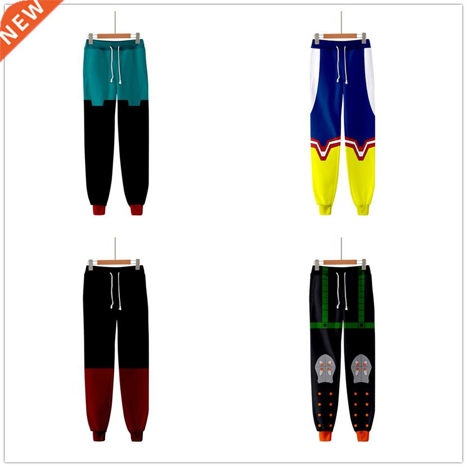 3D Boku no Hero Academia sports pants Men/Women role-playing