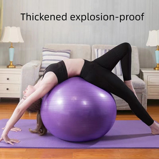 Anti-Burst Yoga Ball With Air Pump And Thickened Stability