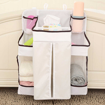 New Rooms Nursery Hanging Storage Bag Baby Cot Bed Crib