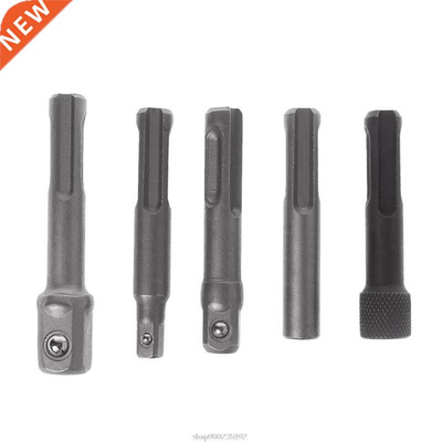 5Pcs SDS Plus 1/4 Hex Socket Driver Hammer Drill Bit Chuck A