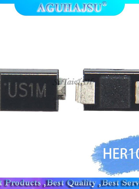 100pcs Rectifier Diode HER108 1A 1000V SMA US1M