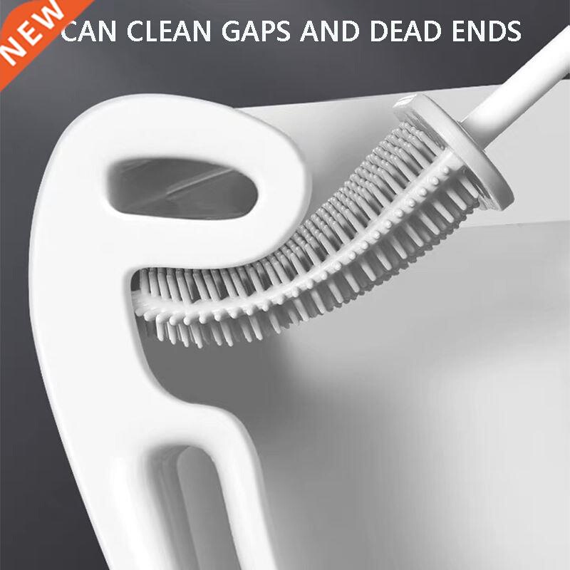 Toilet Brush Silicone Wc Cleaner Toilet Brush No Dead Toilet
