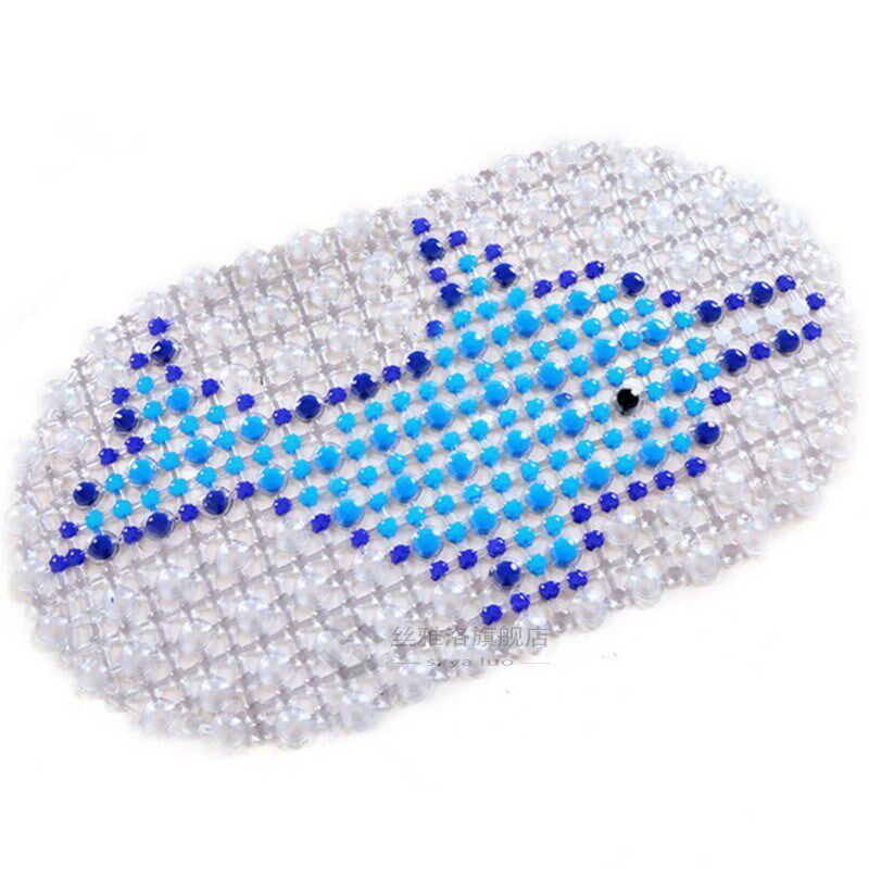 1PC 5 s Non Slip Rubber Mat Suction Bath Shower Bathroom Ant